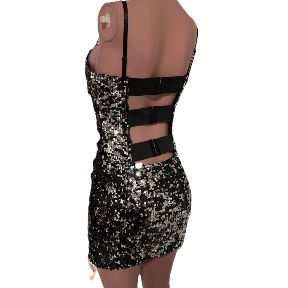 Sequin Black Dress - Picture 2 of 2